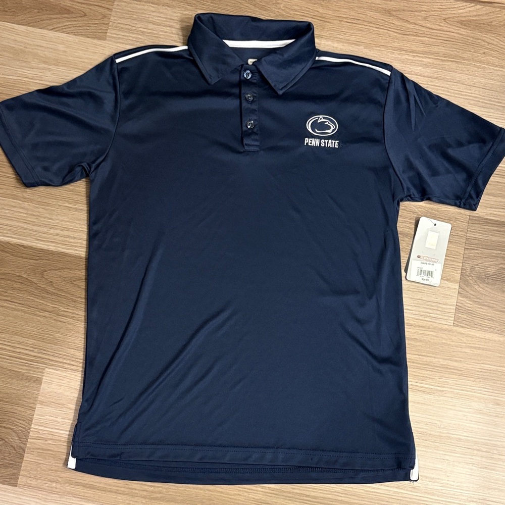 NWT! Colosseum Penn State Nittany Lions Navy Blue Golf Polo Men’s Small - Picture 1 of 7